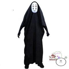 Bộ Hóa Trang Vô Diện - Áo Choàng Tối Màu, Mặt Nạ Không Diện Mạo, Cosplay Anime Độc Đáo Cho Người Lớn và Trẻ Em
