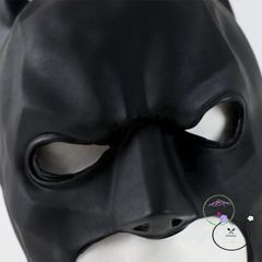 Mũ Cao Su Người Dơi Đen Cosplay - Phụ Kiện Hóa Trang Bền Bỉ Cho Halloween, Đạo Cụ Chất Lượng Cao, Unisex