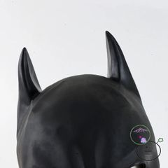 Mũ Cao Su Người Dơi Đen Cosplay - Phụ Kiện Hóa Trang Bền Bỉ Cho Halloween, Đạo Cụ Chất Lượng Cao, Unisex