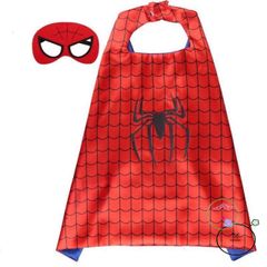 Áo Choàng Siêu Nhân Kèm Mặt Nạ Cho Bé - Quà Tặng Lễ Hội, Sinh Nhật, Halloween - Chất Liệu Phi Bóng 70x70cm