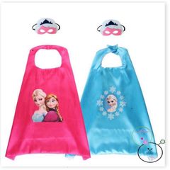 Áo Choàng Siêu Nhân Kèm Mặt Nạ Cho Bé - Quà Tặng Lễ Hội, Sinh Nhật, Halloween - Chất Liệu Phi Bóng 70x70cm