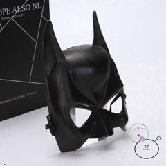 Mặt Nạ Người Dơi Cosplay - Phụ Kiện Halloween Unisex, Đạo Cụ Tiệc Tùng và Ảnh Kỷ Niệm Vui Nhộn, Kích Thước 22x15cm và 27x17cm