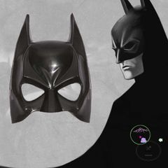 Mặt Nạ Người Dơi Cosplay - Phụ Kiện Halloween Unisex, Đạo Cụ Tiệc Tùng và Ảnh Kỷ Niệm Vui Nhộn, Kích Thước 22x15cm và 27x17cm