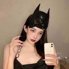 Mặt Nạ Người Dơi Cosplay - Phụ Kiện Halloween Unisex, Đạo Cụ Tiệc Tùng và Ảnh Kỷ Niệm Vui Nhộn, Kích Thước 22x15cm và 27x17cm
