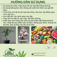 Đất Sạch Tribat 1KG - Giá Thể Trồng Cây Tự Nhiên, Giàu Dinh Dưỡng, Không Mầm Bệnh, Phù Hợp Với Rau, Hoa, Cây Kiểng