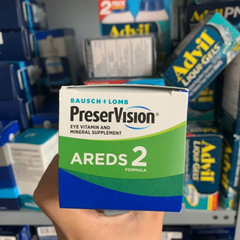 Viên Uống Bổ Mắt Preservision AREDS2 Multivitamin 2in1 Cho Người Trên 50 Tuổi - Giúp Bảo Vệ Sức Khỏe Mắt, 130 & 140 Viên