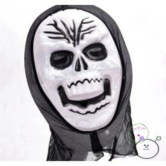 Bộ Đồ Halloween Thần Chết - Áo Choàng Bí Ẩn, Mặt Nạ, Bao Tay và Lưỡi Hái - Trang Phục Ma Quái Hoàn Hảo cho Dịp Halloween
