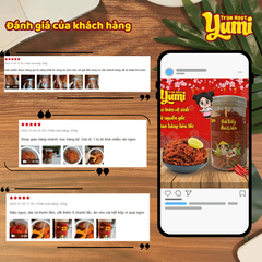 Gà Sấy Ăn Liền Yumi - Khô Gà Xé Sợi Vị Cay Nhà Làm, Snack An Toàn Vệ Sinh, Thực Phẩm Dinh Dưỡng 200g & 300g