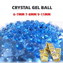 Combo 5 Gói Hạt Nở Cao Cấp 2500 Viên Cho Trang Trí Bình Hoa, Đường Kính 7-8mm, Dẻo Dai, Hút Nước Tốt