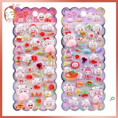 Hình Dán 3D Hoạt Hình Cừu Con Dễ Thương - Dán Trang Trí Điện Thoại DIY Chất Lượng Cao, Quà Tặng Dễ Thương Cho Bé Gái