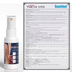 Chai Xịt Hỗ Trợ Suy Giãn Tĩnh Mạch 100% Thảo Mộc – Giảm Sưng, Nặng Chân, Tê Mỏi, Thẩm Thấu Nhanh, An Toàn Cho Da Nhạy Cảm