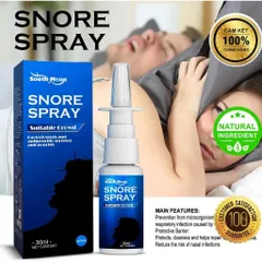 Chai Xịt Thảo Mộc 100% Giảm Ngáy Ngủ, Nghẹt Mũi, Viêm Mũi - Hỗ Trợ Giấc Ngủ Sâu và Khó Thở, Giải Pháp Tiện Lợi cho Mọi Lứa Tuổi