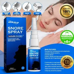 Chai Xịt Thảo Mộc 100% Giảm Ngáy Ngủ, Nghẹt Mũi, Viêm Mũi - Hỗ Trợ Giấc Ngủ Sâu và Khó Thở, Giải Pháp Tiện Lợi cho Mọi Lứa Tuổi