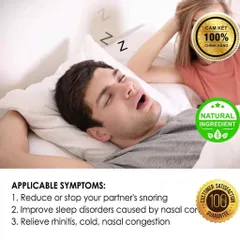Chai Xịt Thảo Mộc 100% Giảm Ngáy Ngủ, Nghẹt Mũi, Viêm Mũi - Hỗ Trợ Giấc Ngủ Sâu và Khó Thở, Giải Pháp Tiện Lợi cho Mọi Lứa Tuổi