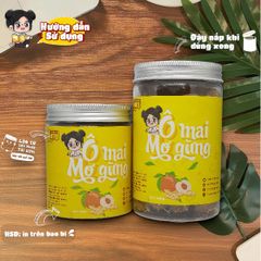 Ô Mai Mơ Gừng Yumi – Snack Xí Muội Chua Mặn Ngọt Thơm Ngon, Dưỡng Họng, Hàng Tiêu Dùng Việt Nam