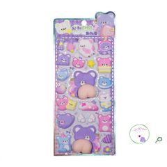 Hình Dán 3D Hoạt Hình Mông Nhỏ Đáng Yêu - Trang Trí Điện Thoại Handmade Sáng Tạo Dành Cho Trẻ Em, DIY Thú Vị