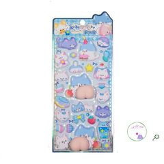 Hình Dán 3D Hoạt Hình Mông Nhỏ Đáng Yêu - Trang Trí Điện Thoại Handmade Sáng Tạo Dành Cho Trẻ Em, DIY Thú Vị