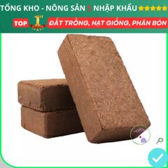 Viên nén xơ dừa hữu cơ - Giá thể trồng rau củ, rau mầm và hoa sen đá - Bổ sung dinh dưỡng an toàn, thân thiện với môi trường