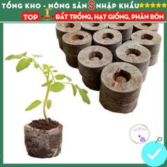 Viên Nén Xơ Dừa ươm Hạt Giống - Dinh Dưỡng Tối Ưu Cho Tất Cả Các Loại Cây, Kích Thích Nảy Mầm 100% Từ Thiên Nhiên