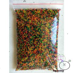 Hạt nở đa sắc màu 1KG (1000g) - Trang trí sinh động cho cây cảnh và hoạt động sáng tạo - 50.000 viên hấp thụ nước