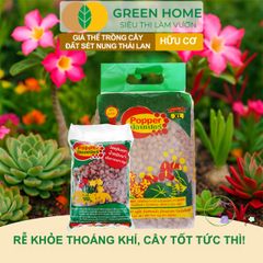 Đất Sét Nung GreenHome 6L Thái Lan - Giữ Nước, Chống Ngập Úng, Phù Hợp Trồng Sen Đá, Phong Lan và Thủy Canh
