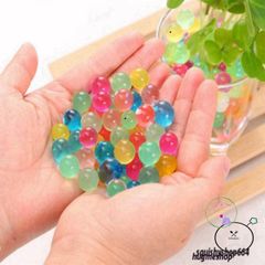 Gói 100g Hạt Nở Nhật Bản Đa Dạng Màu Sắc - Trang Trí Nội Thất, Trồng Cây và Làm Slime Sáng Tạo