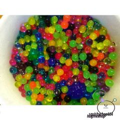 Gói 100g Hạt Nở Nhật Bản Đa Dạng Màu Sắc - Trang Trí Nội Thất, Trồng Cây và Làm Slime Sáng Tạo