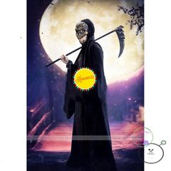 Trang Phục Thần Chết Kinh Dị Halloween - Áo Choàng Hóa Trang 80cm, 100cm, 120cm - Trang Phục Cho Bữa Tiệc Halloween