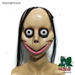Mặt Nạ Ma Quái Halloween Kèm Tóc Dài - Trang Phục Hóa Trang Cosplay Độc Đáo Cho Tiệc Halloween