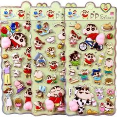 Nhãn Dán Kawaii AURORY - Hình Dán Phồng Bong Bóng Dễ Thương Trang Trí Laptop và Điện Thoại, Chất Liệu PVC Mềm mại