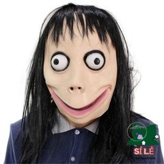 Mặt Nạ Halloween Momo Kinh Dị - Đồ Trang Trí Cosplay Cao Su Huyền Bí, Phụ Kiện Tiệc Hóa Trang và Biểu Diễn