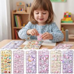 Nhãn Dán Động Vật Dễ Thương UMISS - Gấu, Chó, Thỏ Cho Trẻ Em, Trang Trí Cốc Nước & Thủ Công Nghệ - Giảm Căng Thẳng