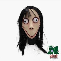 Mặt Nạ Ma Quái Momo Cao Su Độc Đáo Cho Halloween - Đạo Cụ Cosplay Tiệc, Lễ Hội Hóa Trang Nổi Bật