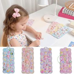 Miếng Dán Mềm Dễ Thương Hình Gấu và Thỏ - Trang Trí Cốc Nước Cho Trẻ Em, Giúp Giảm Căng Thẳng, Đồ Chơi Thủ Công Nghệ Sáng Tạo