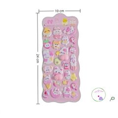 Miếng Dán Mềm Dễ Thương Hình Gấu và Thỏ - Trang Trí Cốc Nước Cho Trẻ Em, Giúp Giảm Căng Thẳng, Đồ Chơi Thủ Công Nghệ Sáng Tạo