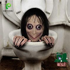 Mặt Nạ Kinh Dị Halloween Momo - Phụ Kiện Hóa Trang Cao Su Siêu Thực Cho Tiệc Cosplay và Lễ Hội Ma Quái