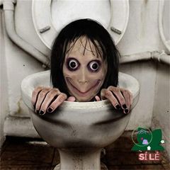 Mặt Nạ Halloween MoMo Ma Quái Có Tóc Giả - Đạo Cụ Cosplay Cho Tiệc Hóa Trang và Biểu Diễn Thời Trang
