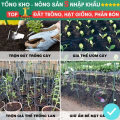 Mụn Xơ Dừa Đã Qua Xử Lý 1kg - Đất Trồng Cây An Toàn, Dinh Dưỡng Cho Rau Mầm, Hoa, Cây Cảnh - Tiện Lợi và Thân Thiện Với Môi Trường
