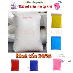 Đất Sét Tự Khô Siêu Nhẹ 100gr - Nguyên Liệu Handmade, Slime, DIY Tạo Hình Mô Hình Charm Thú Vị