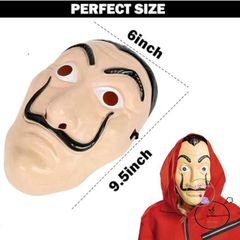 Mặt Nạ Triệu Phú Salvador Money Heist - Phụ Kiện Thời Trang Đẳng Cấp Cho Fan - Hoàn Hảo Cho Halloween