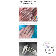 Hạt Nở Giả Gel 7.5mm - Đàn Hồi Cao Đến 10kg, Bền Bỉ, Đa Dụng Cho Trang Trí và Thiết Kế Sáng Tạo