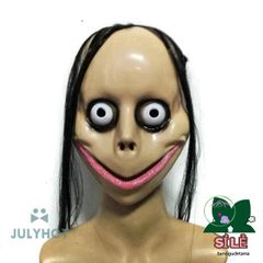 Mặt Nạ Halloween Ma Nữ Tóc Dài - Trang Trí Tiệc Cosplay, Bữa Tiệc Halloween, Quán Bar - Phụ Kiện Roleplay Thú Vị