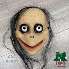 Mặt Nạ Halloween Ma Nữ Tóc Dài - Trang Trí Tiệc Cosplay, Bữa Tiệc Halloween, Quán Bar - Phụ Kiện Roleplay Thú Vị