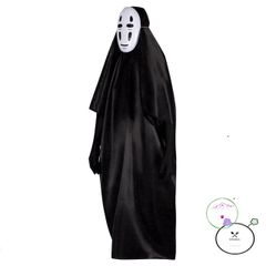 Trang Phục Halloween Biến Hình Vô Diện - Bộ Áo Liền Quần Đen Tuyền Cho Tất Cả Vóc Dáng - Huyền Bí và Ấn Tượng