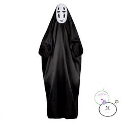 Trang Phục Halloween Biến Hình Vô Diện - Bộ Áo Liền Quần Đen Tuyền Cho Tất Cả Vóc Dáng - Huyền Bí và Ấn Tượng