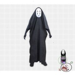 Set Trang Phục Vô Diện Cosplay Kaonashi - Bộ Quần Áo, Găng Tay và Mặt Nạ Nhân Vật Hoạt Hình Spirited Away Cho Trẻ Em và Người Lớn