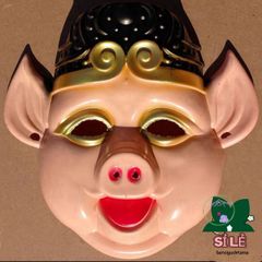 Mặt Nạ Halloween 4 Nhân Vật Thầy Trò Đường Tăng - Tôn Ngộ Không, Sa Tăng, Chu Bát Giới - Trang Phục Hóa Trang Cho Bé