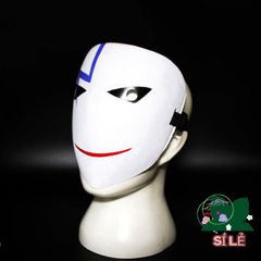 Mặt Nạ Hóa Trang Halloween HIRUKO - Mặt Cười Vui Nhộn Trắng Cho Cosplay và Tiệc Tùng Thời Trang