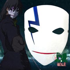 Mặt Nạ Hóa Trang Halloween HIRUKO - Mặt Cười Vui Nhộn Trắng Cho Cosplay và Tiệc Tùng Thời Trang