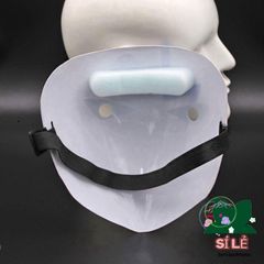 Mặt Nạ Hóa Trang Halloween HIRUKO - Mặt Cười Vui Nhộn Trắng Cho Cosplay và Tiệc Tùng Thời Trang